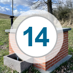 Das Bild zeigt: Historisches Wegekreuz